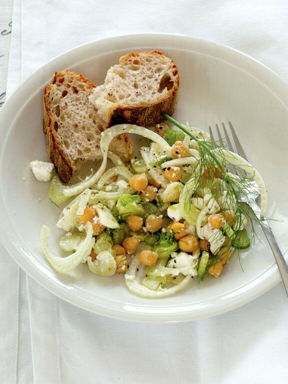 Fennel-and-chickpea-salad