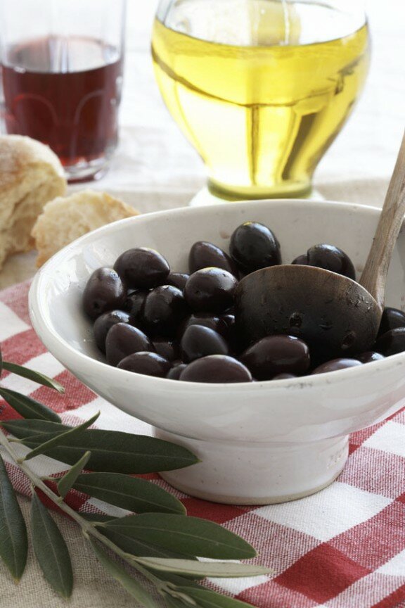 Preserved olives