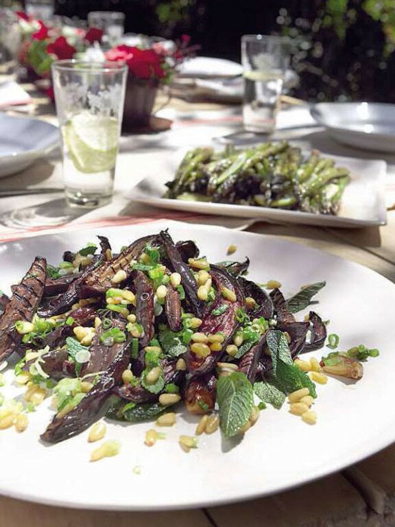 aubergines-with-mint-and-pine-nuts