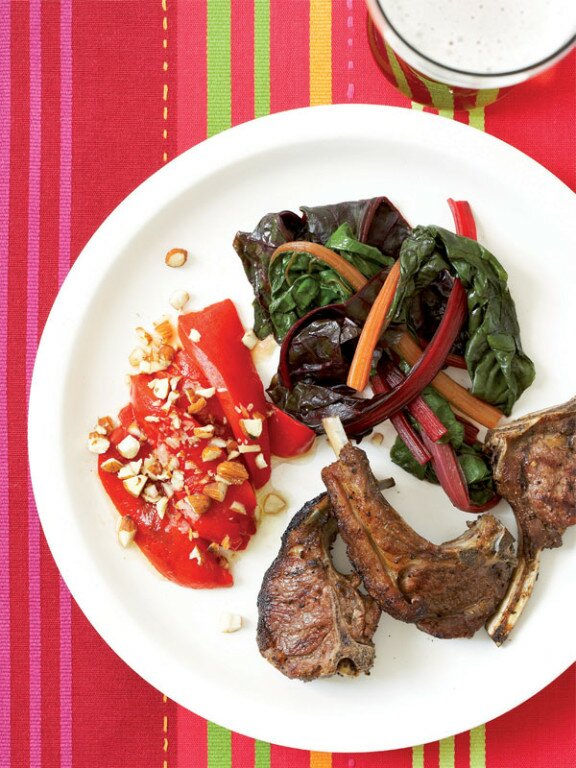 braaied-lamb-chops-with-roasted-red-peppers
